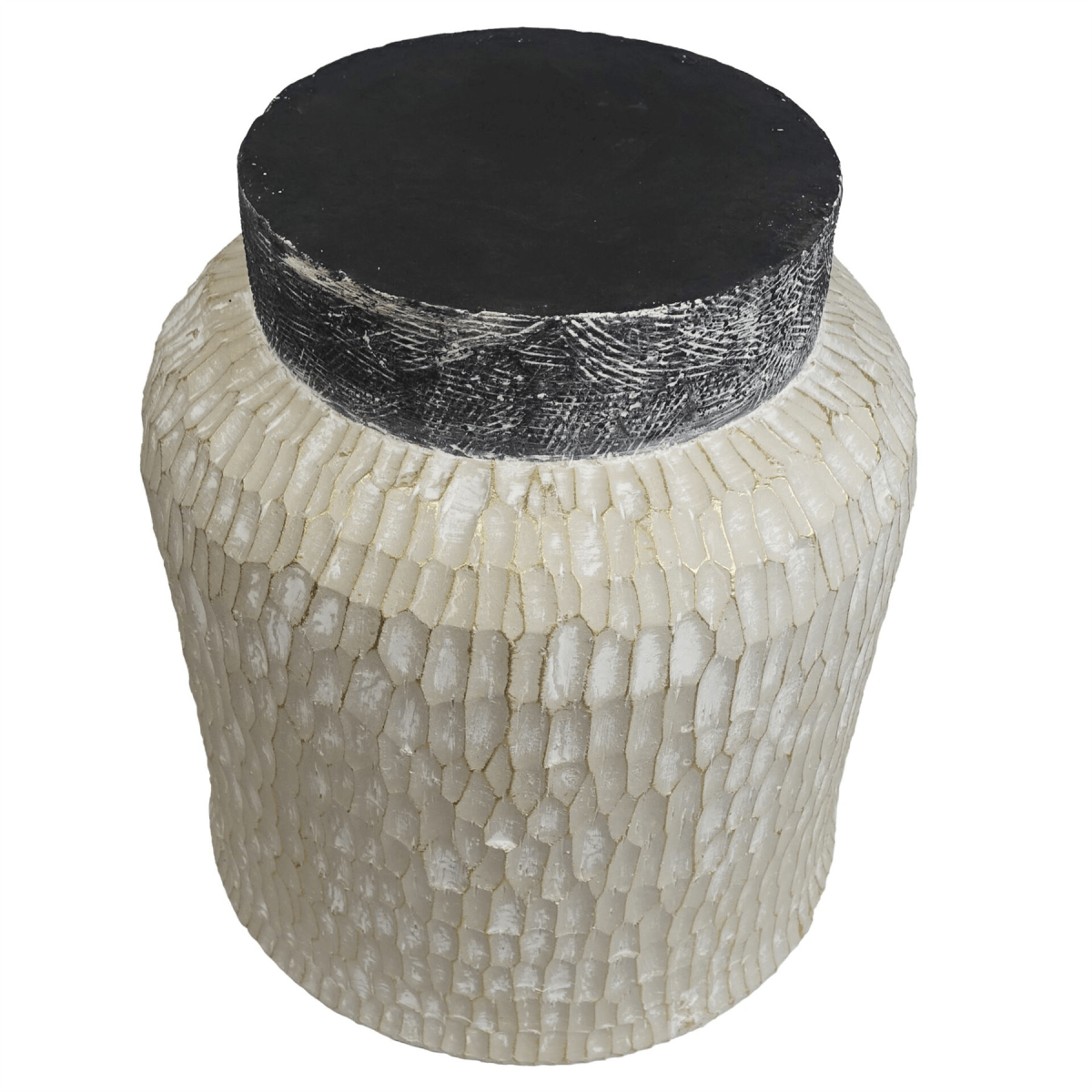 Rustic 32cm Gold Stone Effect Planter - Stylish Indoor/Outdoor Plant Pot - plants - express.com