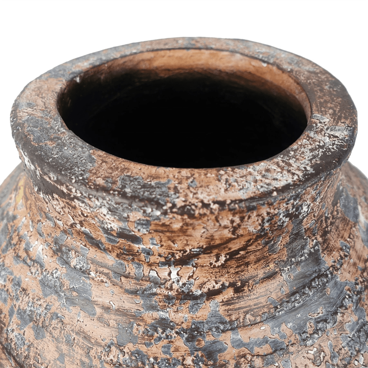 Rustic Aztec 40cm Textured Plant Pot - Stylish Indoor/Outdoor Planter - plants - express.com