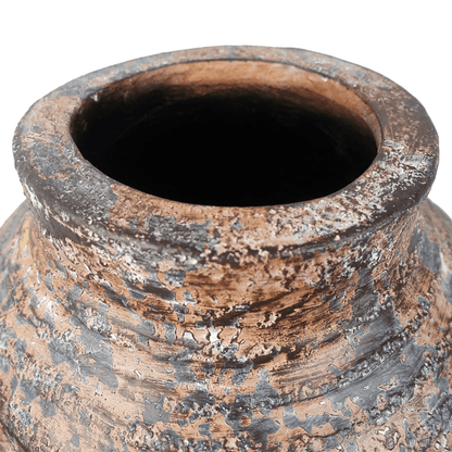 Rustic Aztec 40cm Textured Plant Pot - Stylish Indoor/Outdoor Planter - plants - express.com