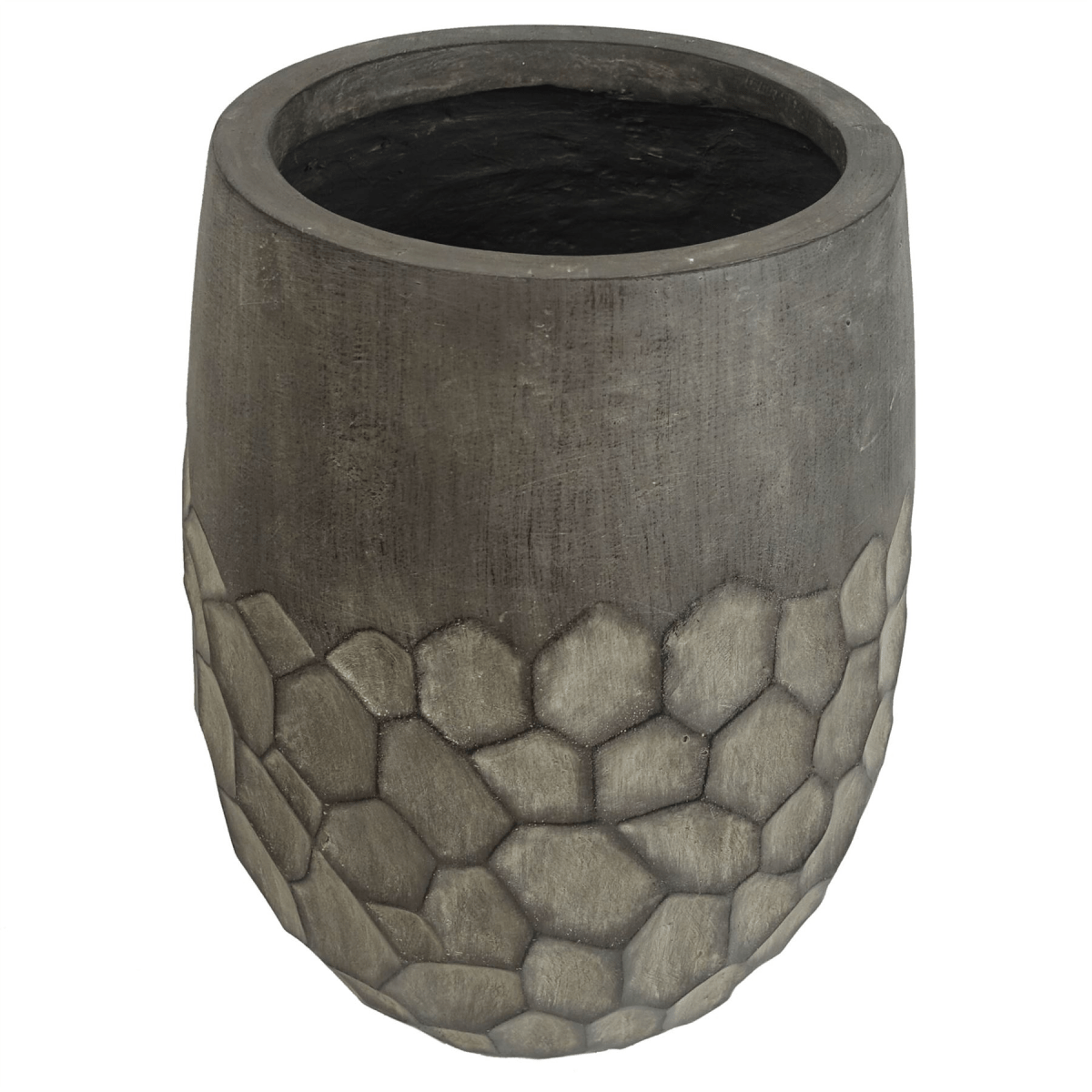 Rustic Honeycomb XL Planter - 38cm Fibreglass Pot for Indoor & Sheltered Outdoors - plants - express.com