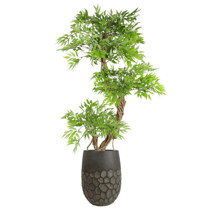 Rustic Honeycomb XL Planter - 38cm Fibreglass Pot for Indoor & Sheltered Outdoors - plants - express.com