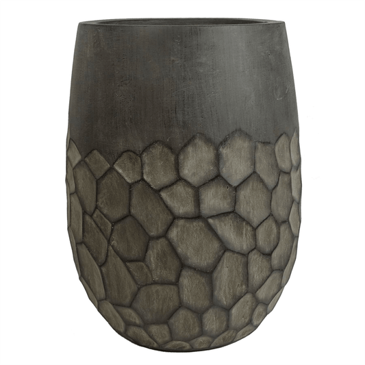 Rustic Honeycomb XL Planter - 38cm Fibreglass Pot for Indoor & Sheltered Outdoors - plants - express.com