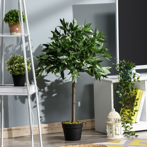 Set of 2 Faux Bay Laurel Ball Trees - Elegant Indoor & Outdoor Decor! - plants - express.com