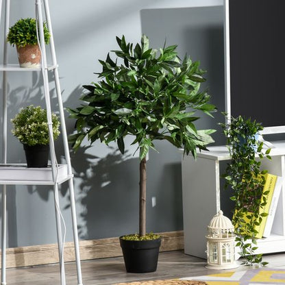 Set of 2 Faux Bay Laurel Ball Trees - Elegant Indoor & Outdoor Decor! - plants - express.com