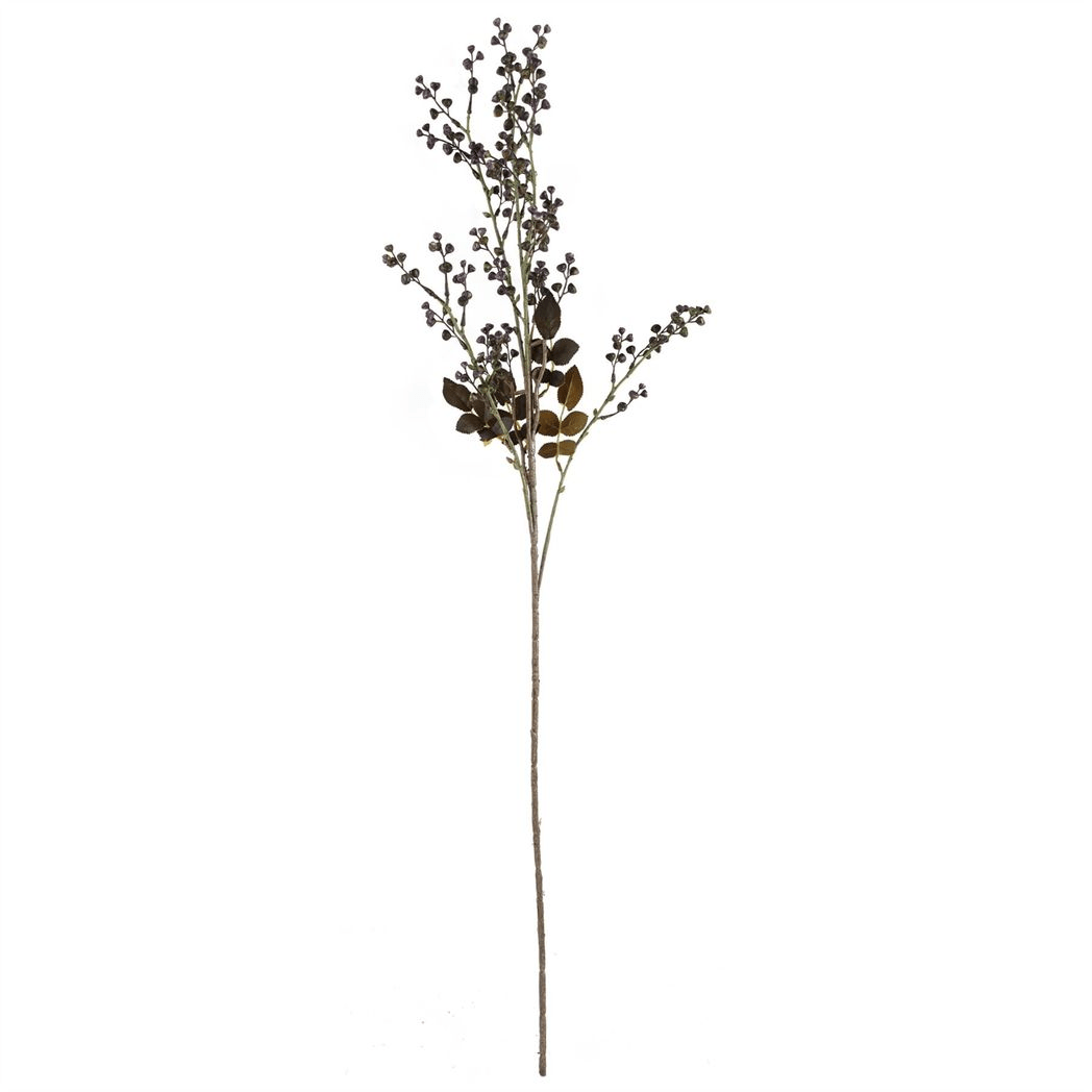 Set of 6 Artificial Dark Purple Berry Stems - Perfect for Arrangements! - plants - express.com