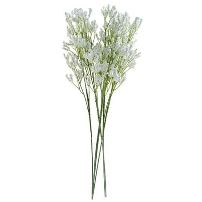 Set of 6 Elegant 65cm Artificial Gypsophilia Stems for Stunning Decor - plants - express.com