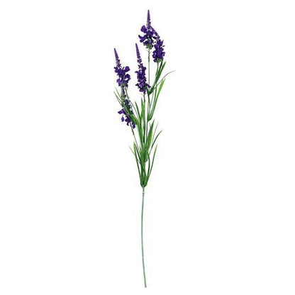Set of 6 Purple Larkspur Artificial Stems – 80cm Silk Floral Elegance - plants - express.com