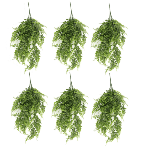 Set of 6 UV & Fire Resistant 85cm Hanging Artificial Pothos Plants - plants - express.com