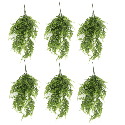 Set of 6 UV & Fire Resistant 85cm Hanging Artificial Pothos Plants - plants - express.com