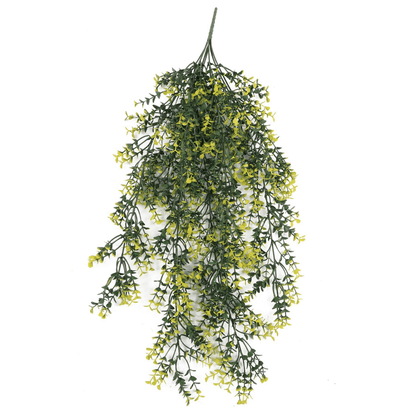 Set of 6 UV & Fire - Resistant Hanging Artificial Variegated Plants - 76cm - plants - express.com