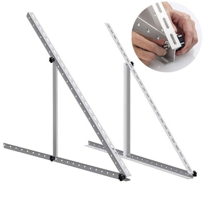 Solar Panel Brackets Adjustable Angle Mounting Frame Shed Boat Ground Mount M - plants - express.com