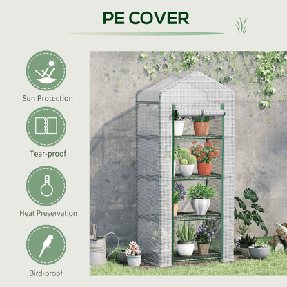 Space - Saver Mini Greenhouse with Four - Tier Design for Passionate Gardeners - plants - express.com