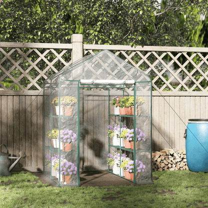 Steel Frame Greenhouse Steel Frame, 2 Shelves - plants - express.com