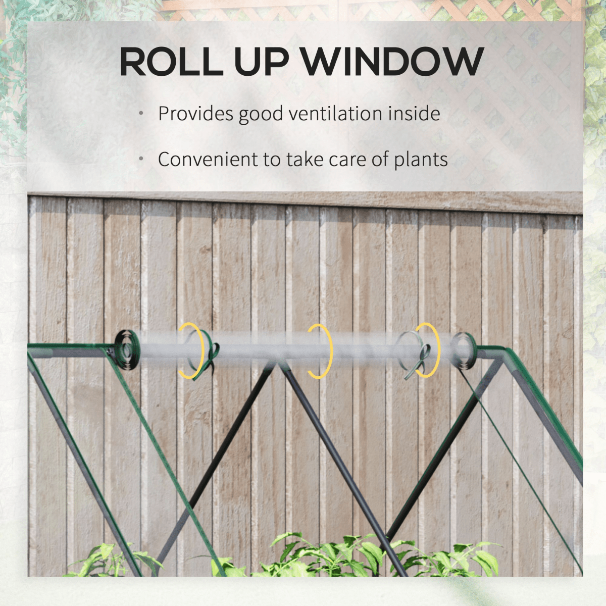 Steel Raised Garden Planter Box Kit with Greenhouse, for Dual Use, Clear - plants - express.com