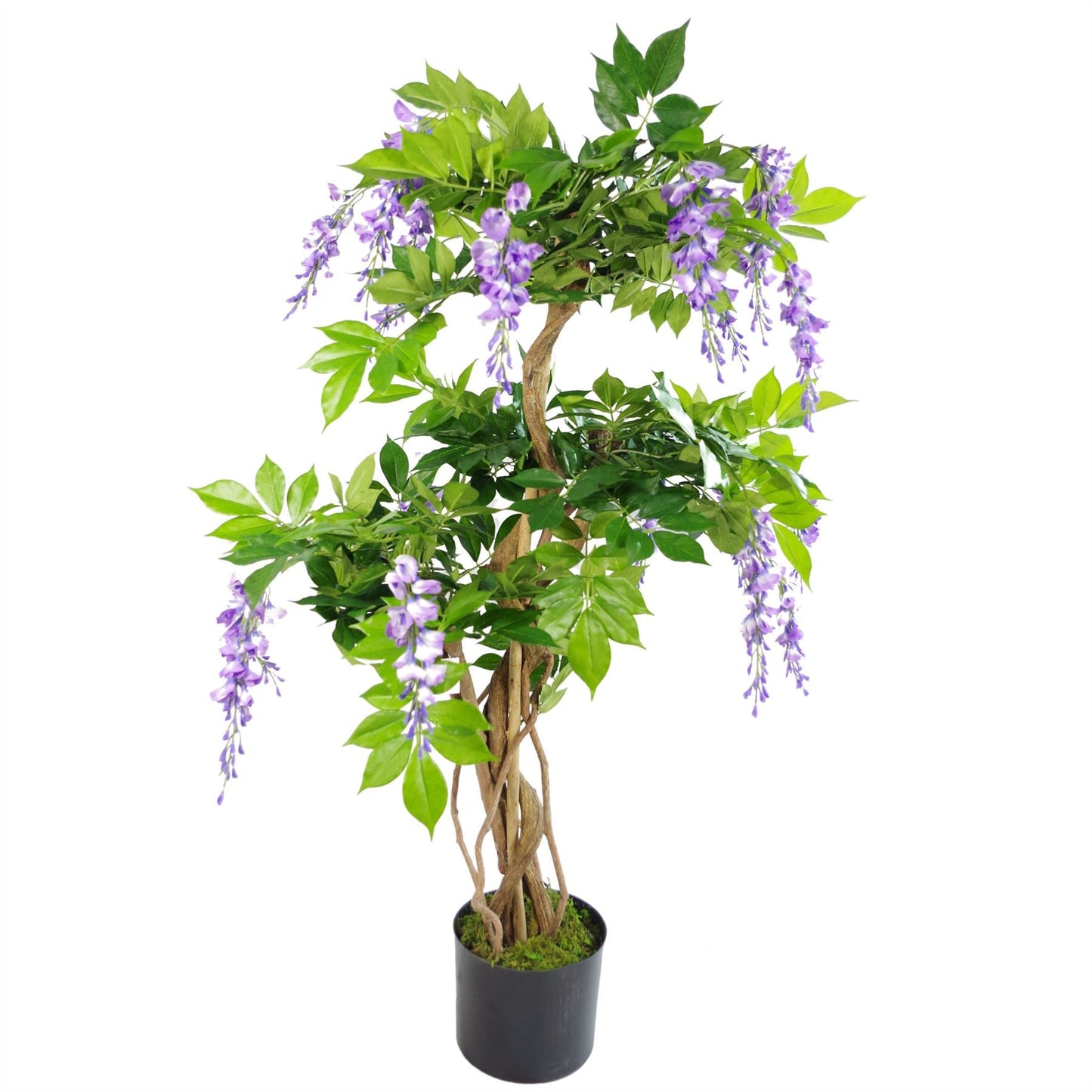 Stunning 110cm Realistic Purple Wisteria Artificial Tree for Elegant Décor - plants - express.com