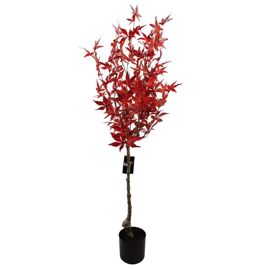 Stunning 120cm Artificial Red Maple Tree - Shape & Style Your Space! - plants - express.com