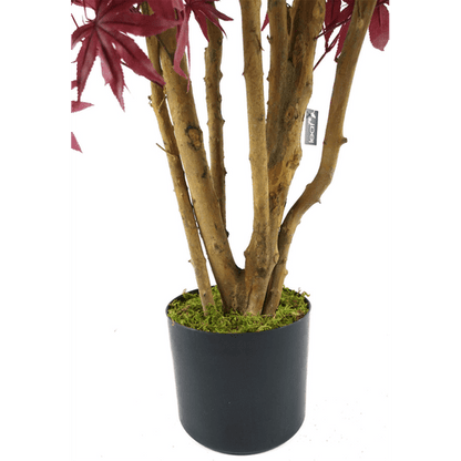Stunning 120cm Realistic Artificial Red Maple Tree - Customizable & Elegant - plants - express.com