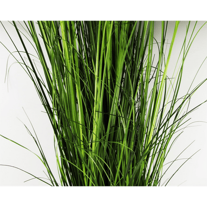 Stunning 130cm Artificial Grass Plant with Elegant Copper Metal Planter - plants - express.com