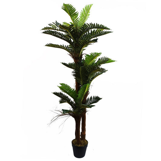 Stunning 150cm Artificial Palm Tree with Realistic Natural Trunk Design - plants - express.com
