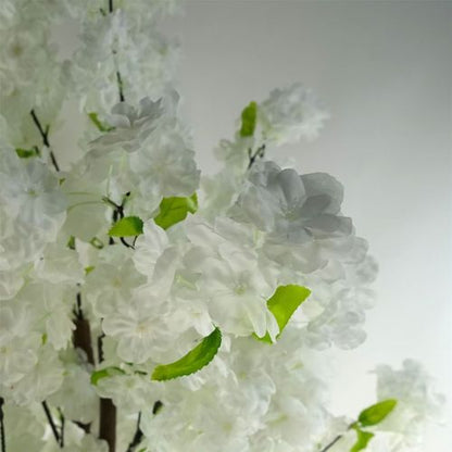 Stunning 150cm Artificial White Cherry Blossom Tree - Instant Elegance! - plants - express.com