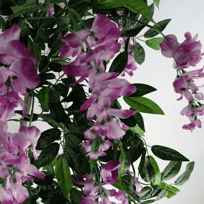 Stunning 150cm Faux Light Pink & Purple Wisteria Tree - Realistic Floral Elegance - plants - express.com