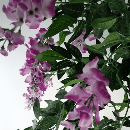 Stunning 150cm Faux Light Pink & Purple Wisteria Tree - Realistic Floral Elegance - plants - express.com