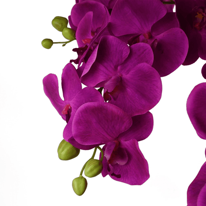 Stunning 150cm Giant Real Touch Purple Orchid – 189 Flowers, Perfect Home Décor! - plants - express.com