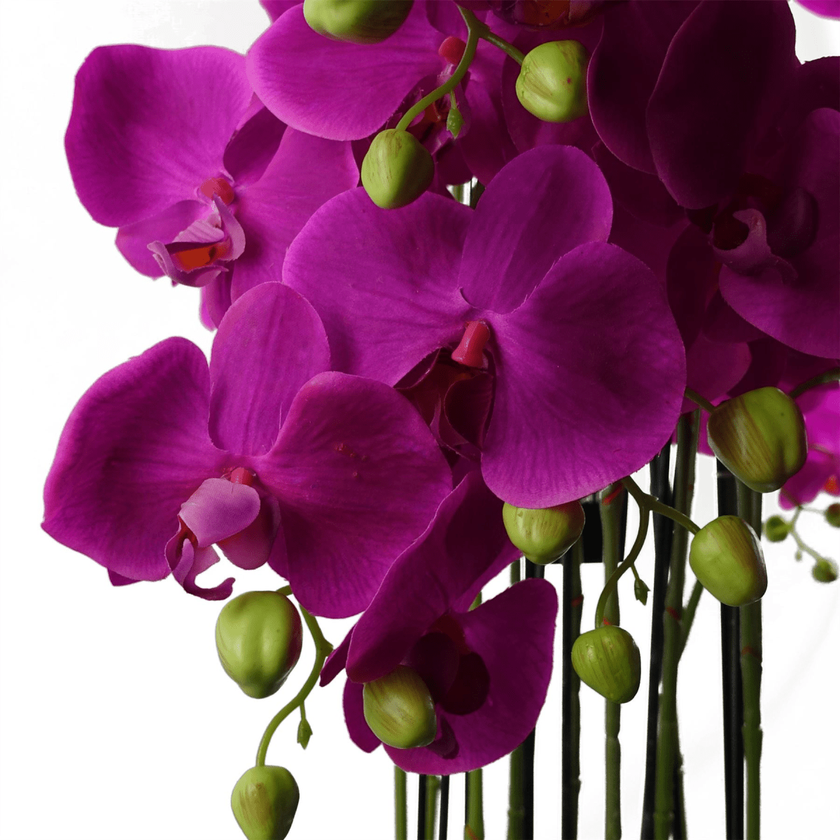 Stunning 150cm Giant Real Touch Purple Orchid – 189 Flowers, Perfect Home Décor! - plants - express.com