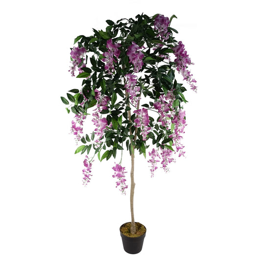 Stunning 150cm Light Pink Wisteria Tree - Lifelike Elegance for Any Space - plants - express.com