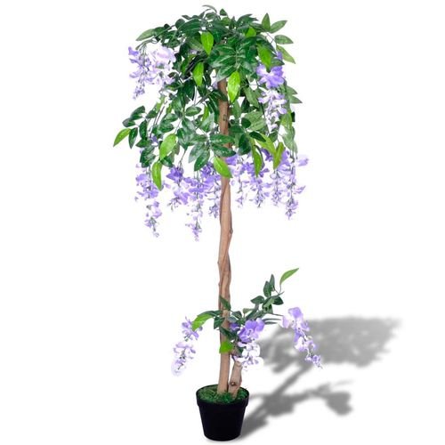 Stunning 160 cm Artificial Wisteria Plant with Elegant Pot - Lifelike Decor - plants - express.com