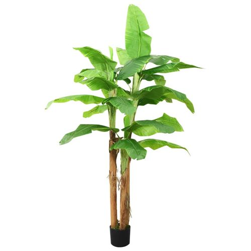 Stunning 180cm Artificial Banana Tree with Black Pot - Lush Green Décor - plants - express.com