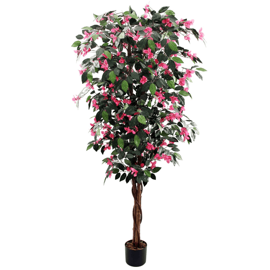 Stunning 180cm Faux Pink Bougainvillea Tree - Perfect for Home & Office Décor - plants - express.com