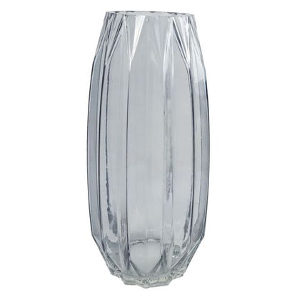 Stunning 30cm Contemporary Clear Glass Vase for Elegant Floral Displays - plants - express.com