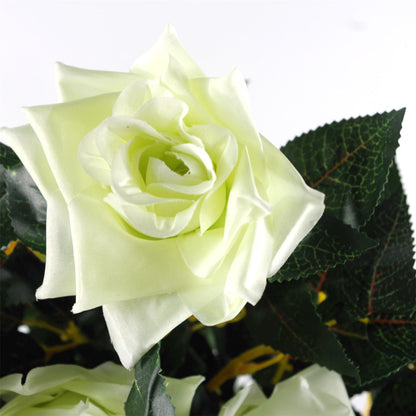 Stunning 3ft Twisted Vine Artificial Cream Rose Wedding Tree - Elegance Redefined! - plants - express.com