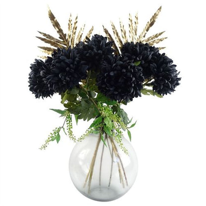 Stunning 40cm Grey Smoke Glass Vase - Oversized Elegance for Any Space! - plants - express.com