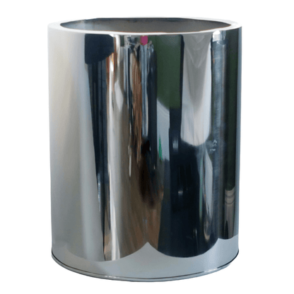 Stunning 51cm XL Silver Metal Planter - Elevate Your Space with Elegance! - plants - express.com