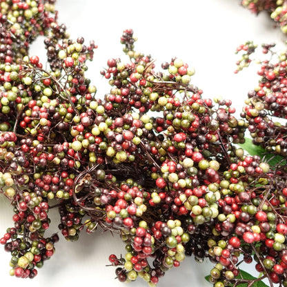Stunning 55cm Black Berry Wreath - Perfect for Any Door this Season! - plants - express.com
