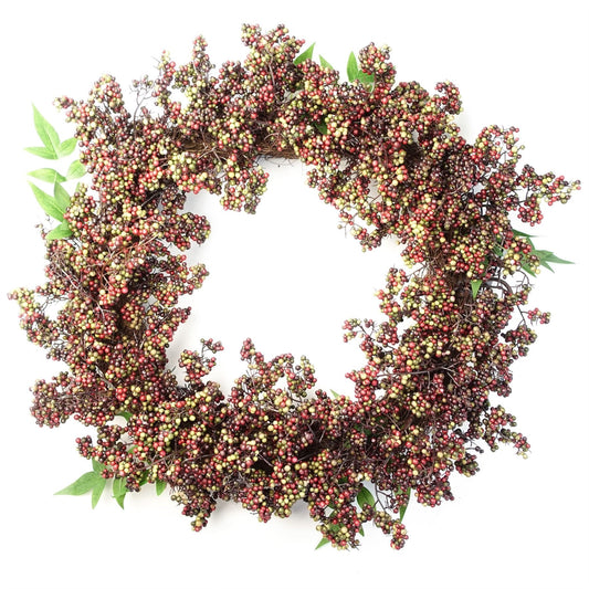Stunning 55cm Black Berry Wreath - Perfect for Any Door this Season! - plants - express.com