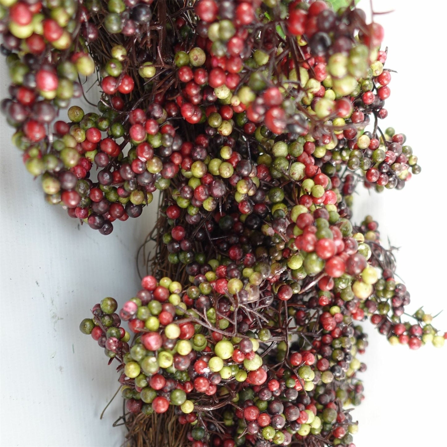 Stunning 55cm Black Berry Wreath - Perfect for Every Door & Seasonal Decor! - plants - express.com