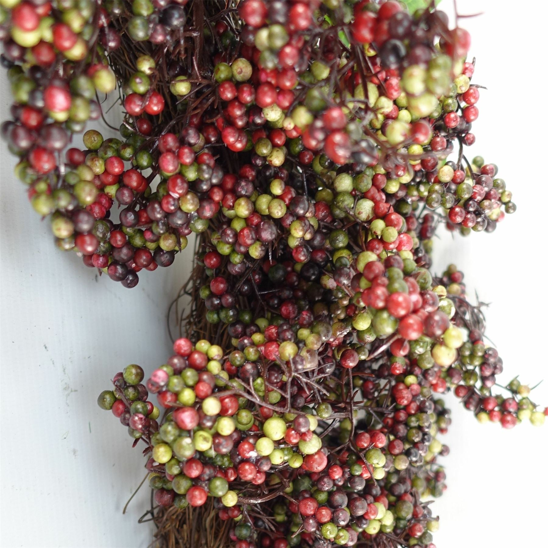 Stunning 55cm Black Berry Wreath - Perfect for Every Door & Seasonal Decor! - plants - express.com