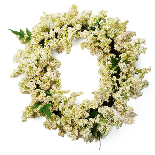 Stunning 55cm White Berry Wreath - Perfect for All Doors & Matching Garlands! - plants - express.com