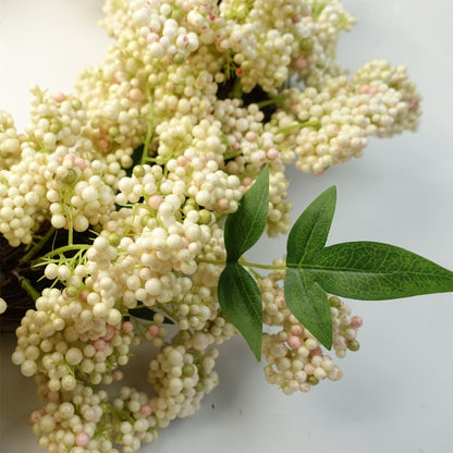 Stunning 55cm White Berry Wreath - Perfect for All Doors & Matching Garlands! - plants - express.com