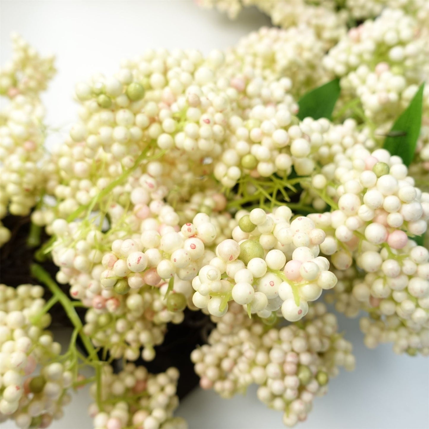 Stunning 55cm White Berry Wreath - Perfect for All Doors & Matching Garlands! - plants - express.com