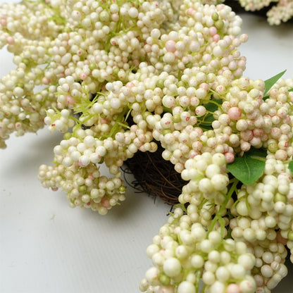 Stunning 55cm White Berry Wreath - Perfect for All Doors & Matching Garlands! - plants - express.com