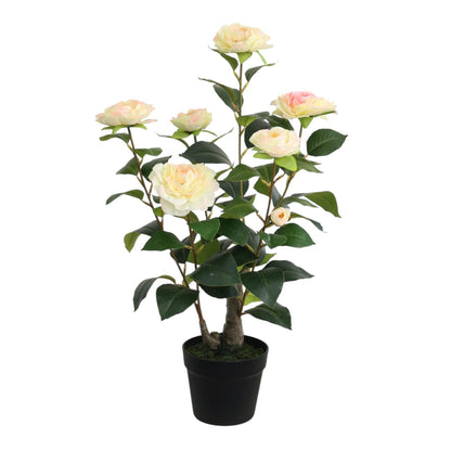 Stunning 58CM Artificial Camellia Plant - Lifelike & Maintenance - Free Beauty! - plants - express.com