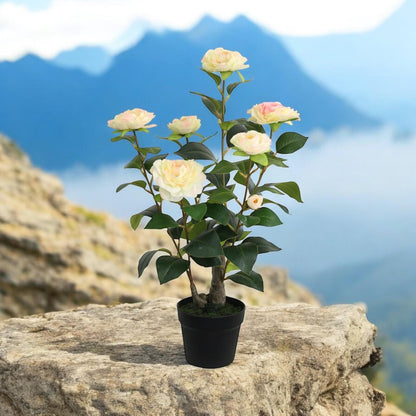 Stunning 58CM Artificial Camellia Plant - Lifelike & Maintenance - Free Beauty! - plants - express.com