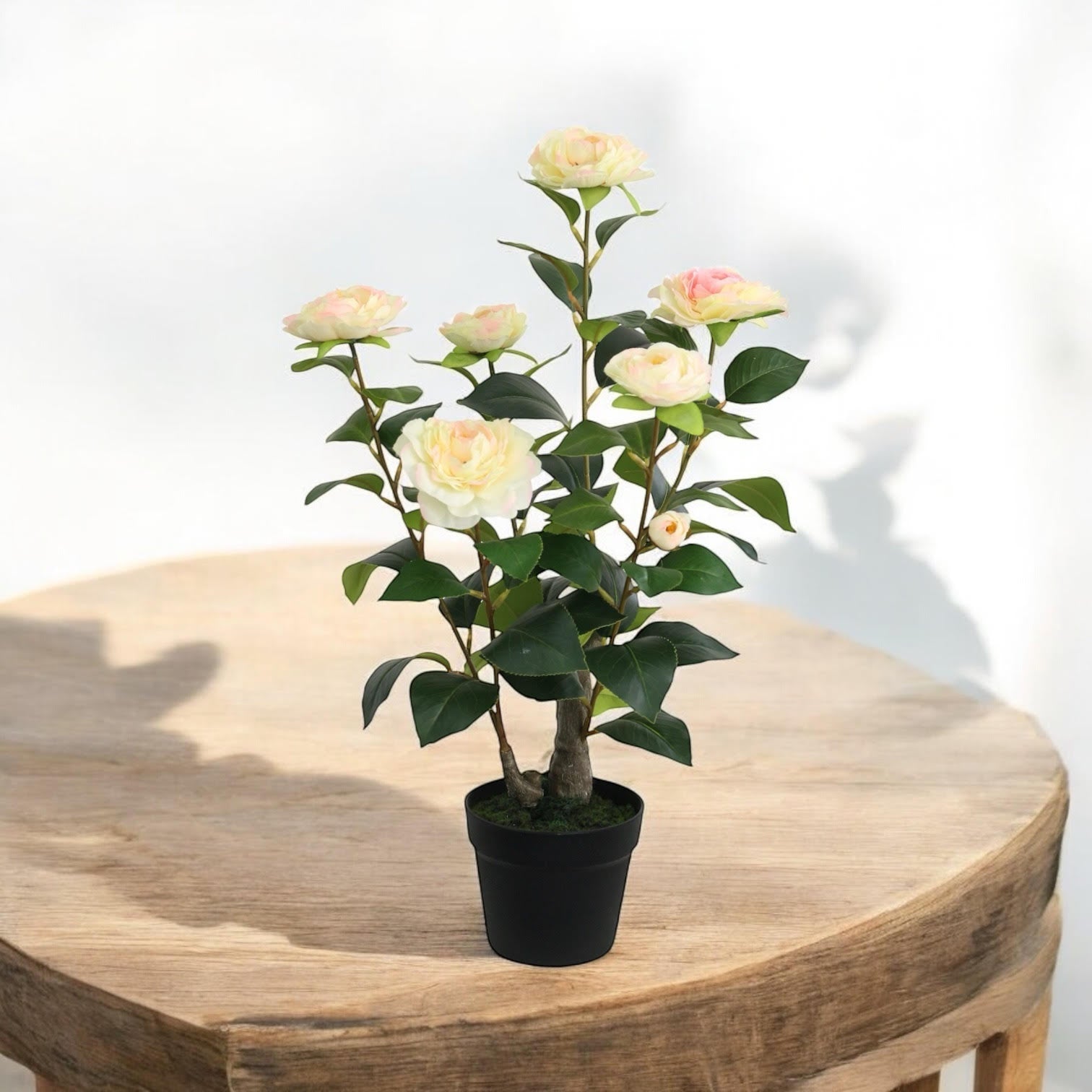 Stunning 58CM Artificial Camellia Plant - Lifelike & Maintenance - Free Beauty! - plants - express.com