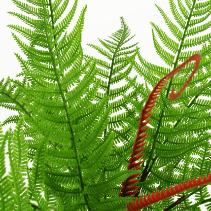 Stunning 60cm Bushy Dixie Wood Fern - Lush Dark Green Faux Plant - plants - express.com