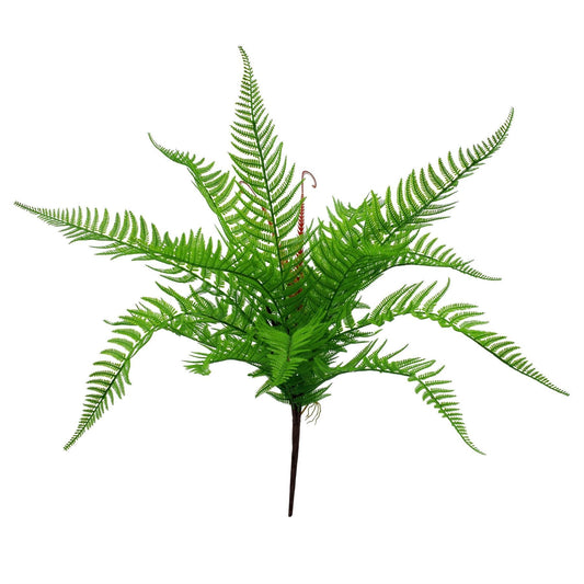 Stunning 60cm Bushy Dixie Wood Fern - Lush Dark Green Faux Plant - plants - express.com