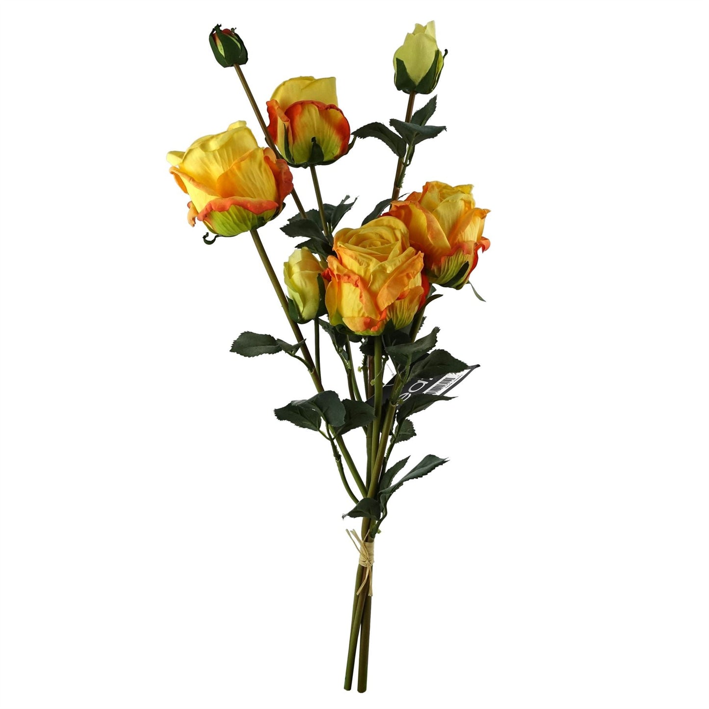 Stunning 60cm Yellow Rose Arrangement with Elegant Glass Vase - Complete Set! - plants - express.com